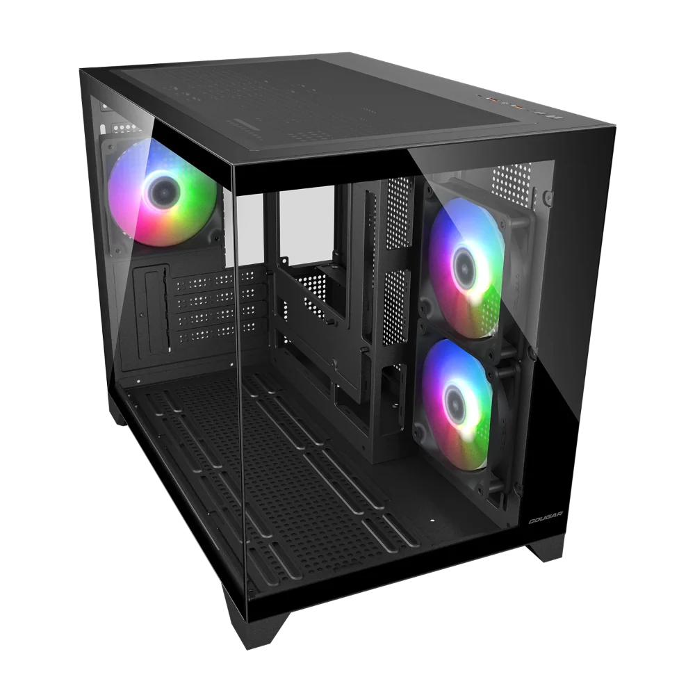 COUGAR FV150 Mini RGB MATX Mini Tower Cabinet ( Black )