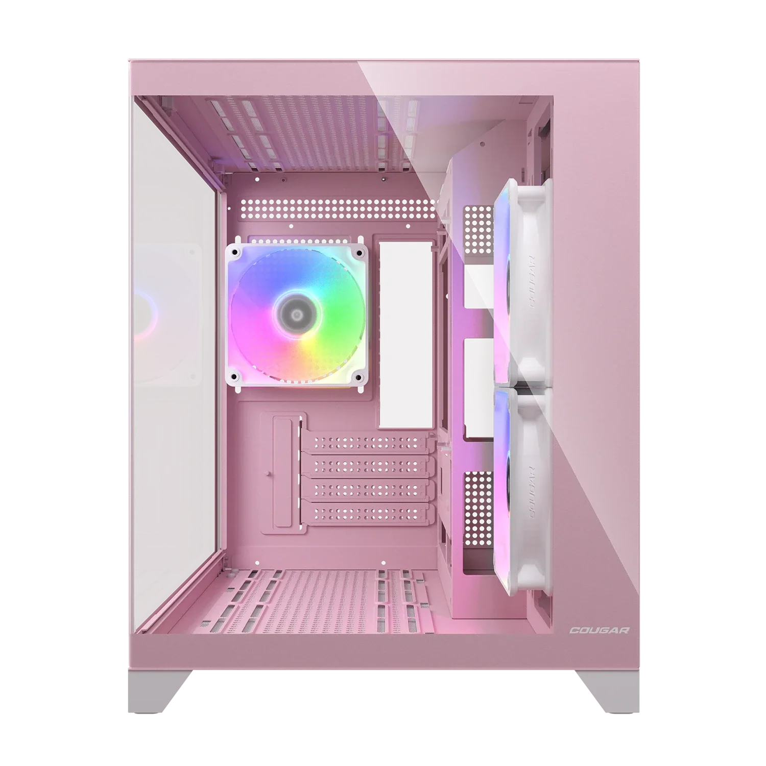 Cougar FV150 mini RGB Pink Mini Tower Cabinet