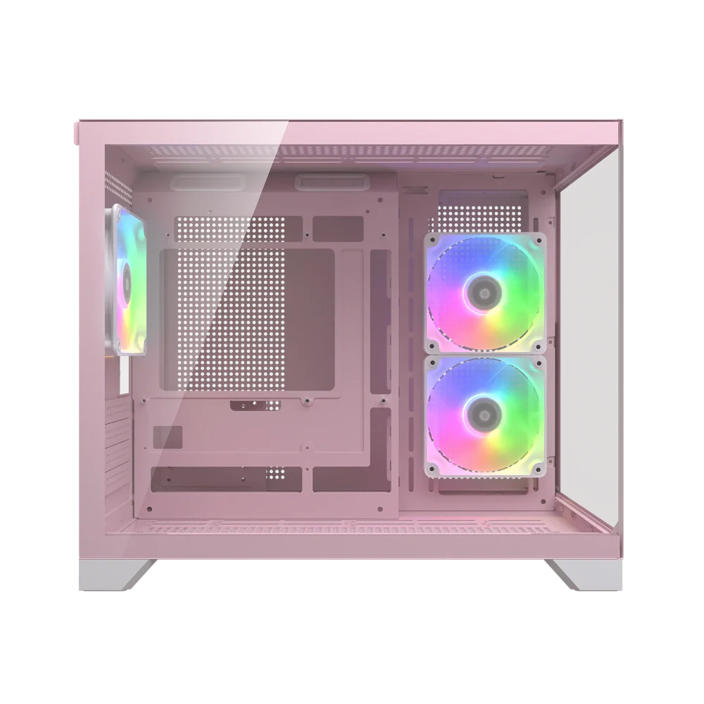 COUGAR FV150 Mini RGB MATX Mini Tower Cabinet ( Pink )