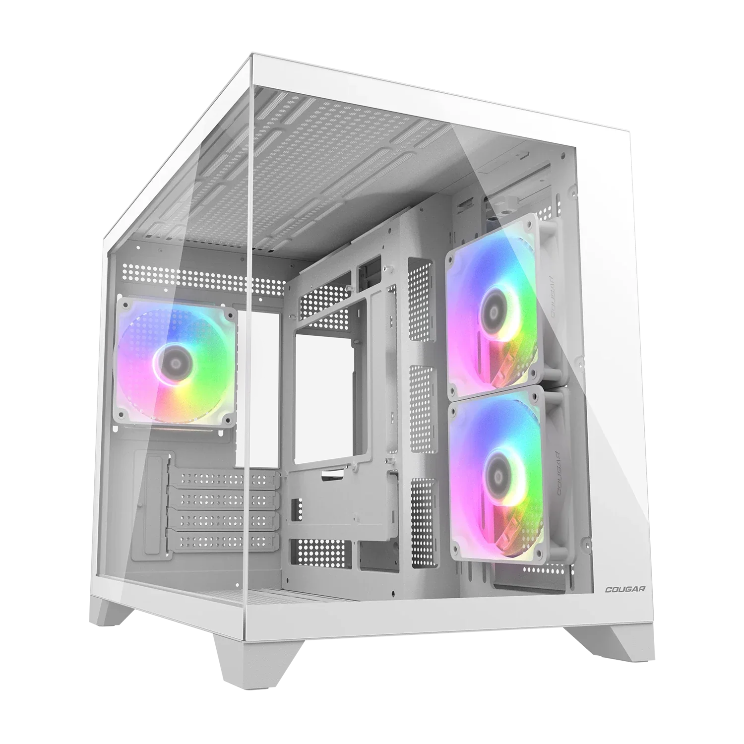 Cougar FV150 mini RGB White Mini Tower Cabinet
