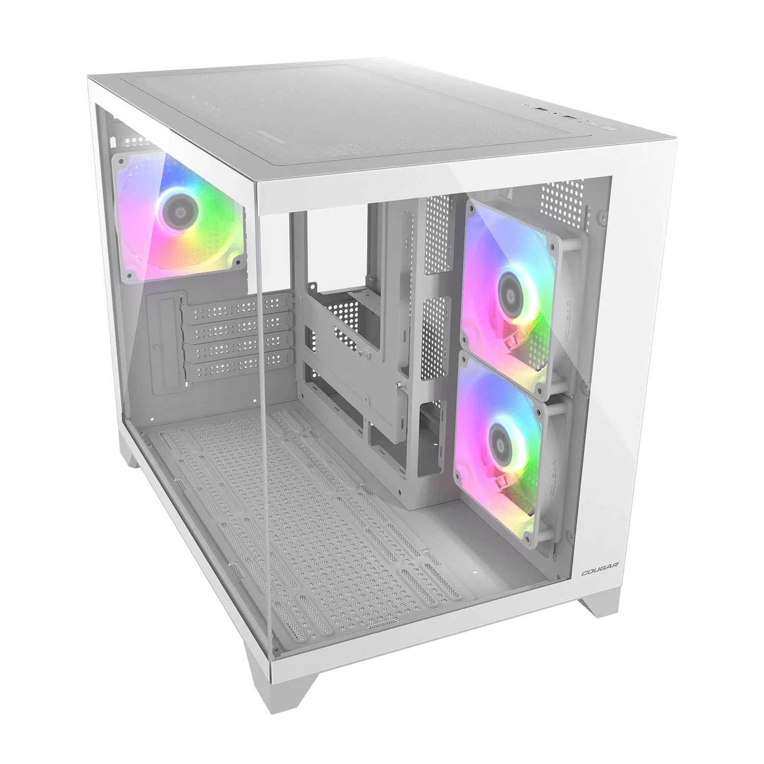 Cougar FV150 mini RGB White Mini Tower Cabinet