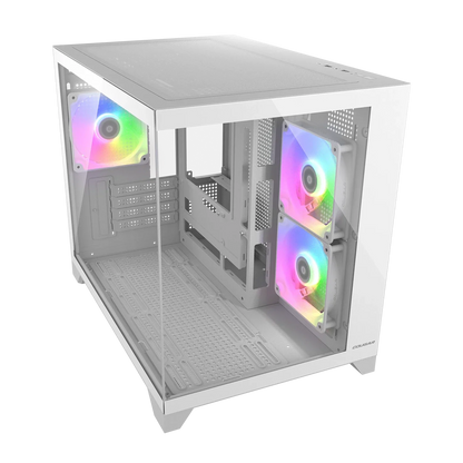 Cougar FV150 mini RGB White Mini Tower Cabinet