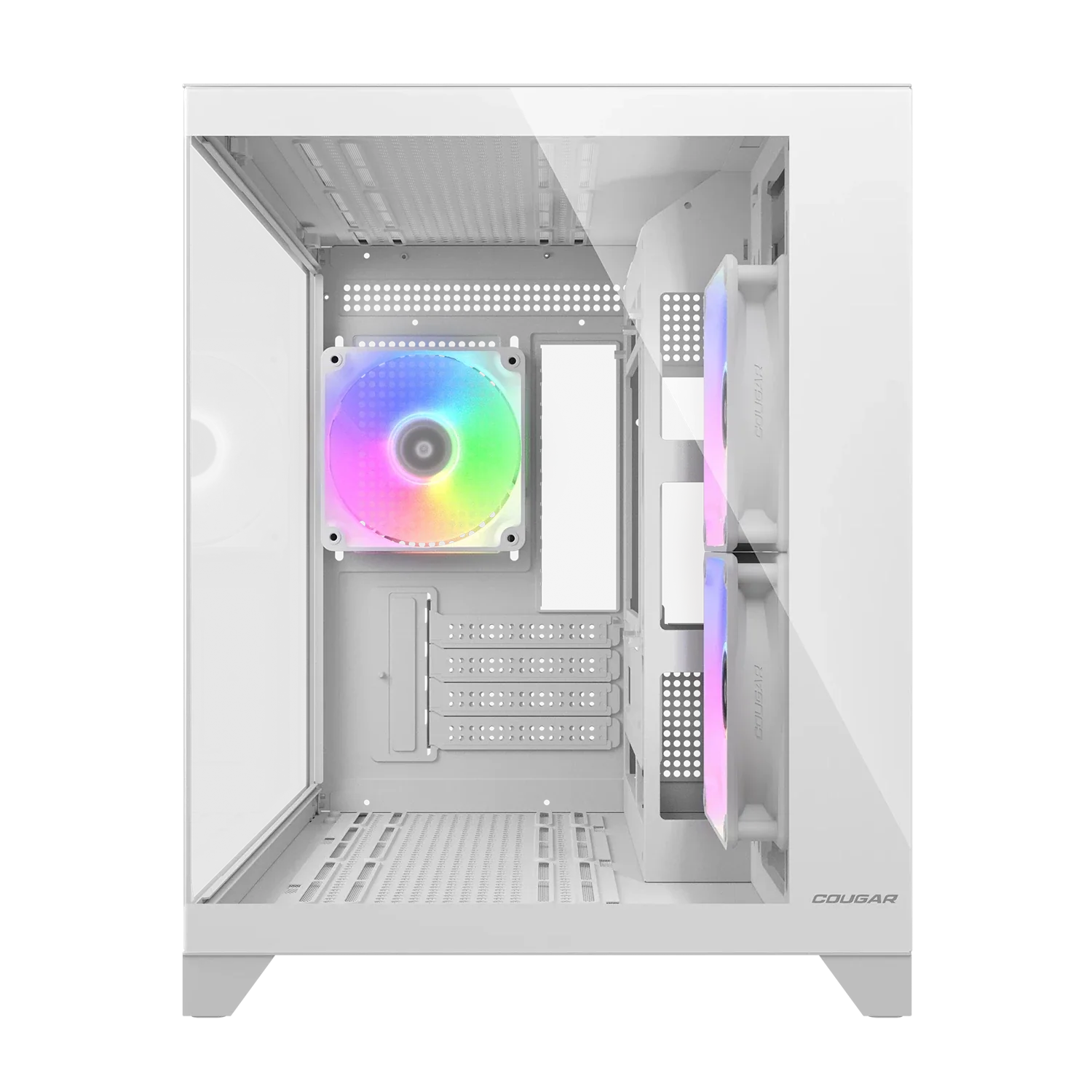 Cougar FV150 mini RGB White Mini Tower Cabinet