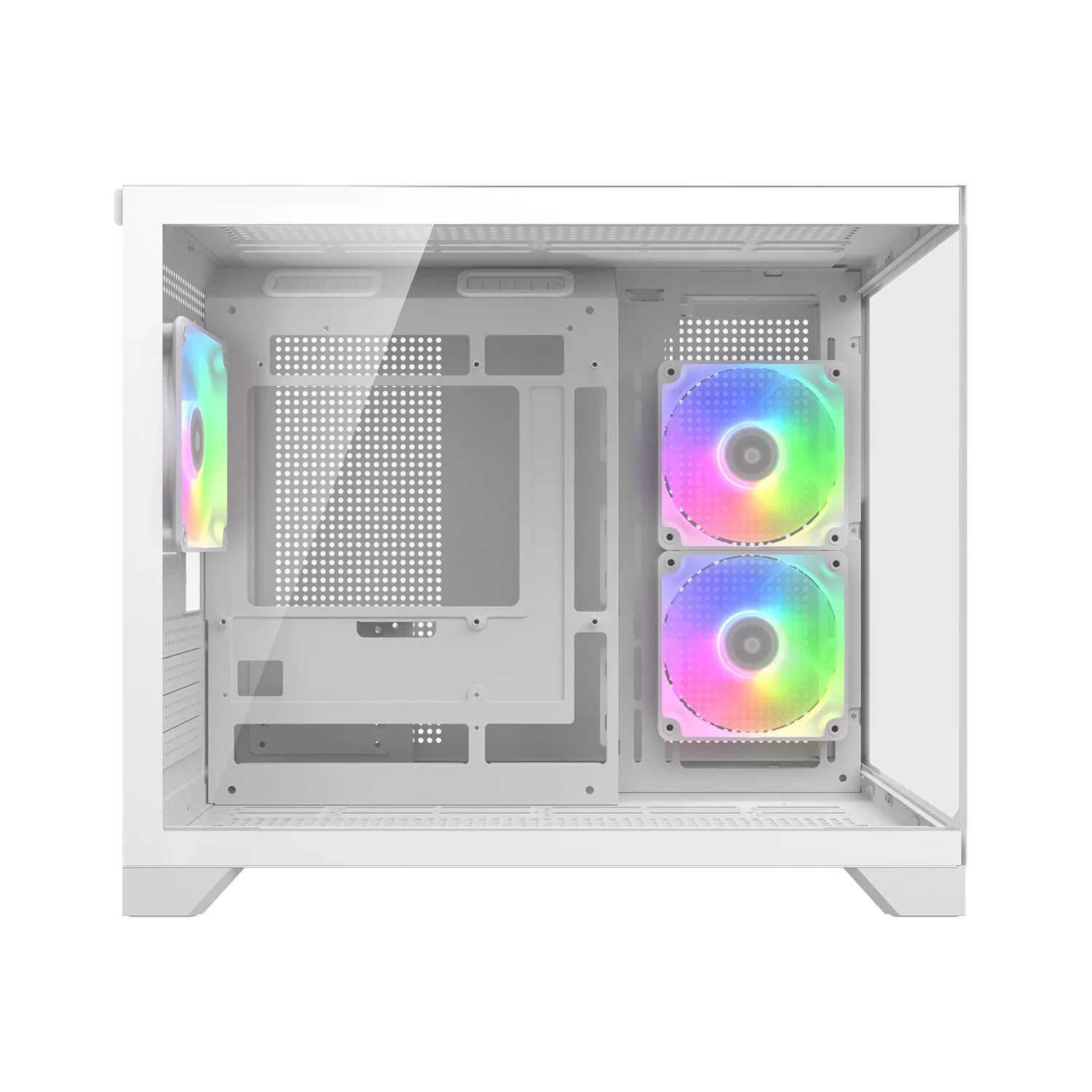 Cougar FV150 mini RGB White Mini Tower Cabinet