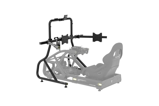 Fanatec ClubSport Cockpit Monitor Stand Triple Monitor Expansion Kit, CRD-9060003-WW (Black)