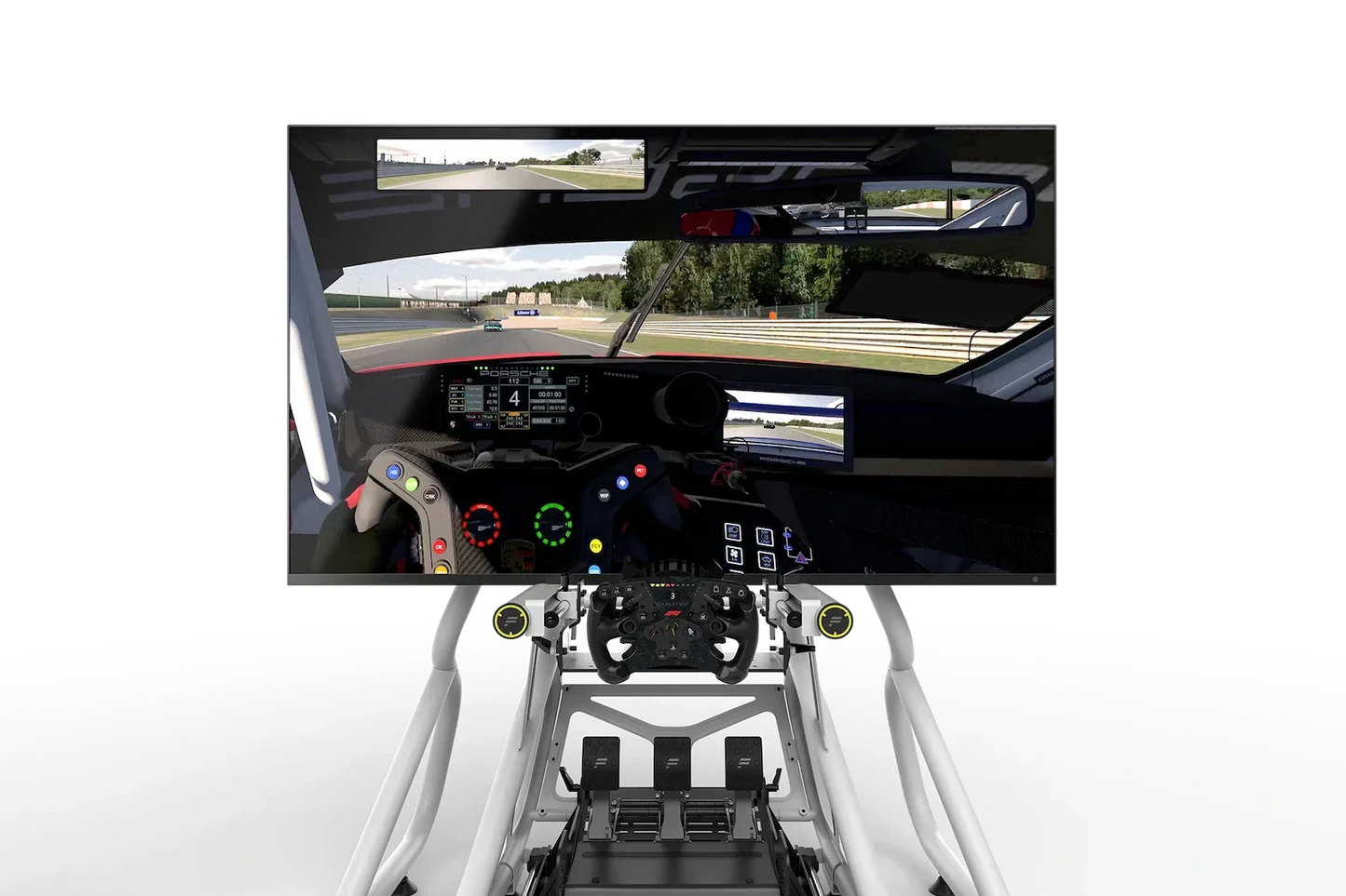 Fanatec ClubSport Cockpit Monitor Stand, CRD-9060002-WW (White)