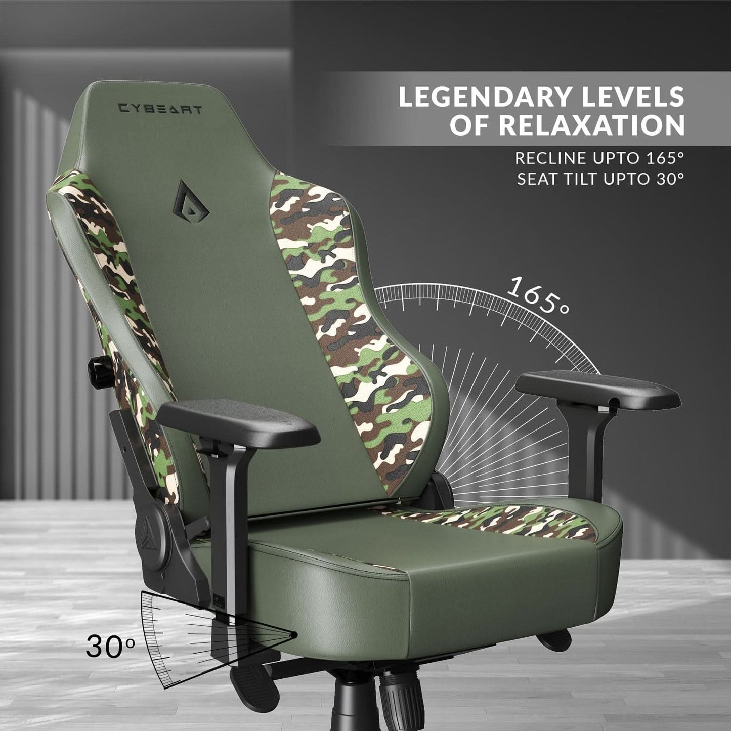 CYBEART APEX SERIES - FOREST CAMO CHAIR GC-PUAPEX-08