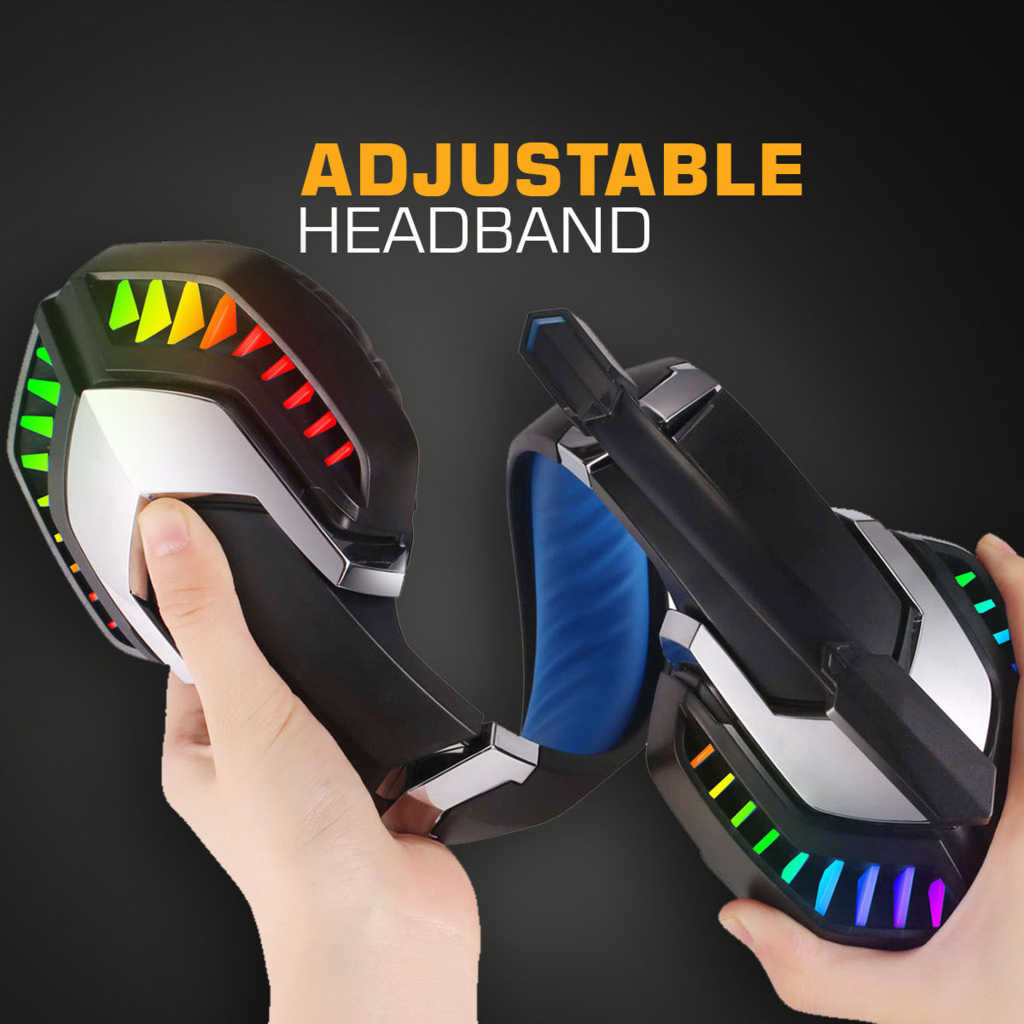 COSMIC BYTE G2050 RGB 3.5mm Wired Stereo Gaming Headphone With Mic ( Blue )