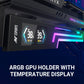 ANT ESPORTS GCB200 DIGITAL ADDRESSABLE RGB GRAPHICS CARD HOLDER (BLACK)