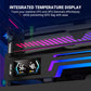 ANT ESPORTS GCB200 DIGITAL ADDRESSABLE RGB GRAPHICS CARD HOLDER (BLACK)