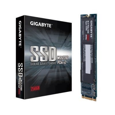 GIGABYTE PCle 256GB M.2 NVMe Gen3 Solid State Drive (SSD)
