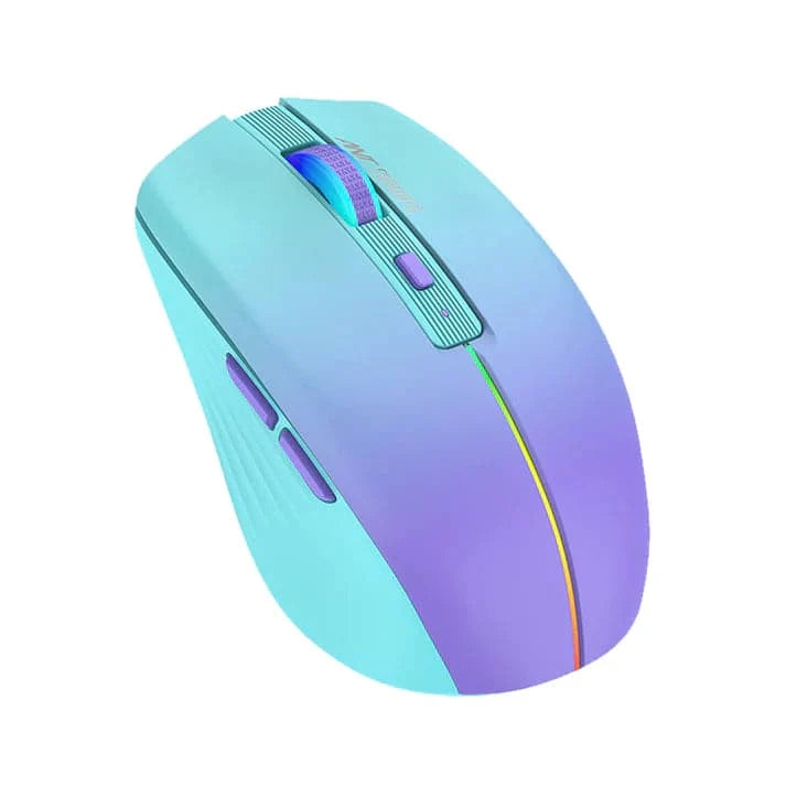 ANT ESPORTS GM400W Wireless Ambidextrous RGB Gaming Mouse ( GM400W-RGB-SEA-BLUE ) ( 3200DPI / 6 Macro Buttons ) ( Sea Blue )
