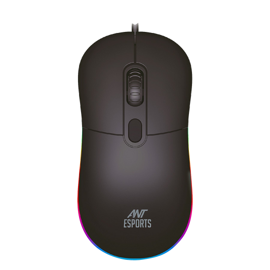 ANT ESPORTS GM40 OPTICAL RGB WIRED GAMING MOUSE - BLACK