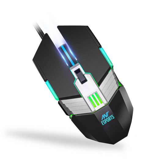 ANT ESPORTS GM90 WIRED GAMING MOUSE - BLACK