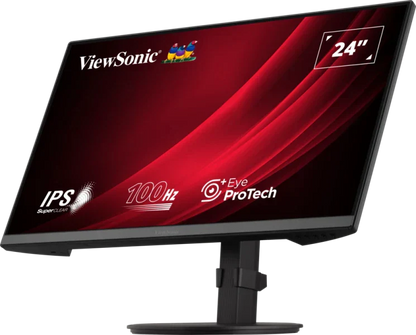 VIEWSONIC VG2408 24" 100HZ 1080P FULL HD IPS PANEL 5MS MONITOR WITH BUILT-IN SPEAKERS
