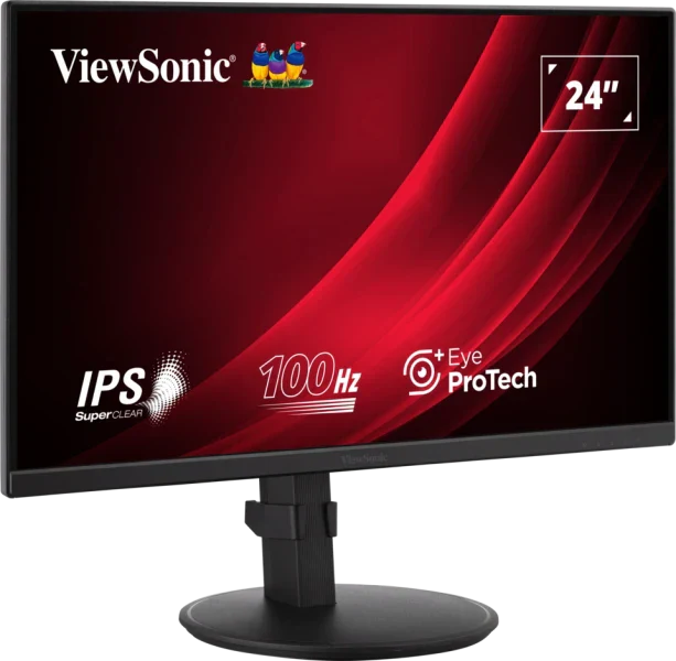 VIEWSONIC VA2408-HDJ 24" 100HZ 1080P FHD SUPERCLEAR IPS PANEL ANTI-GLARE MONITOR