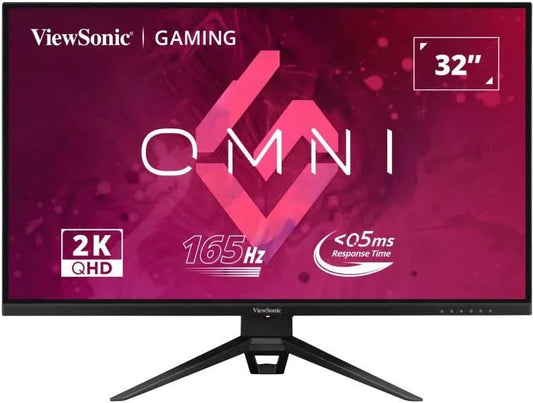 VIEWSONIC VX3219-2K-PRO-2 81.28 CM (32") QHD 2560X1440 IPS MONITOR | 165HZ | 0.5 MS RESPONSE TIME | DCI-P3 95%| SRGB 137% | 2- HDMI | 1 DP | FLICKER-FREE | EYE PROTECH | BLUE LIGHT FILTER