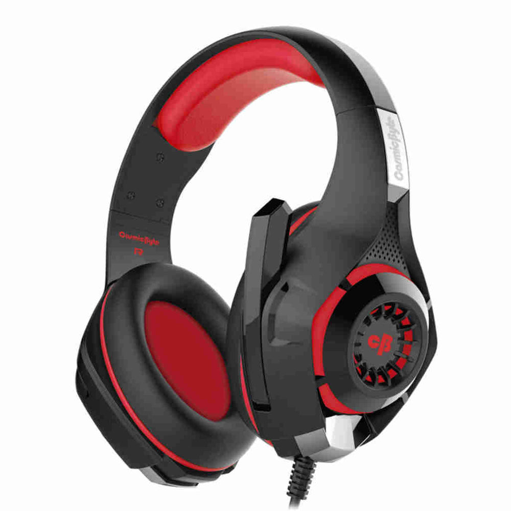 COSMIC BYTE GS410 3.5mm Wired Stereo Gaming Headphone With Mic ( Red )