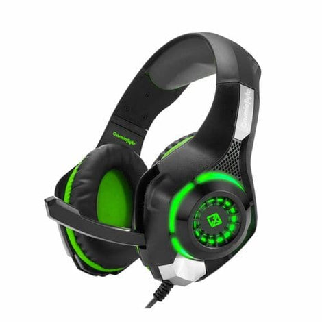 COSMIC BYTE GS420 3.5mm Wired Stereo Gaming Headphone With Mic ( Green )