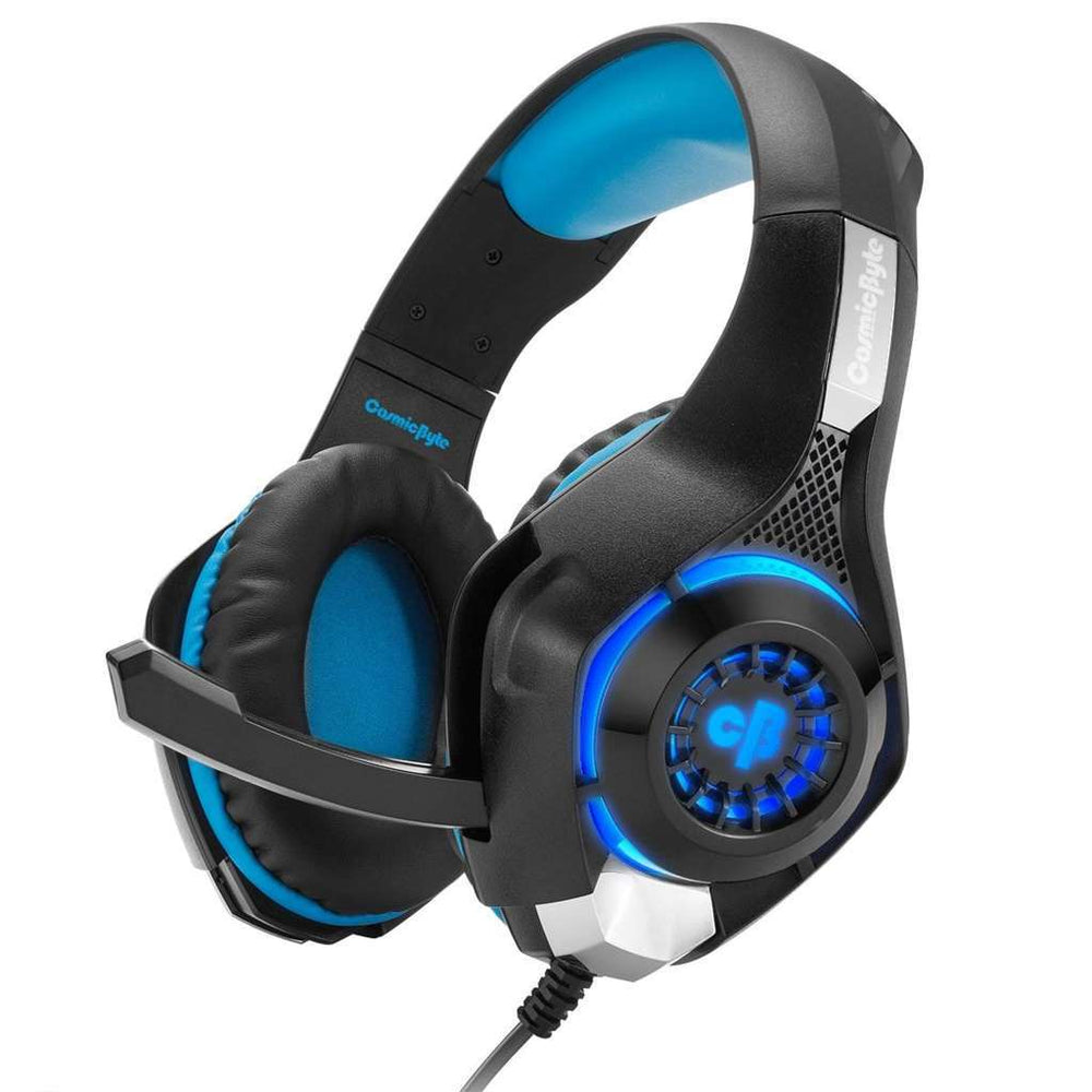 COSMIC BYTE GS420 3.5mm Wired Stereo Gaming Headphone With Mic ( Blue )