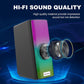 ANT ESPORTS GS510 MULTIMEDIA 2.0 CHANNEL USB POWERED RGB GAMING SPEAKERS WITH CONTROL POD - BLACK