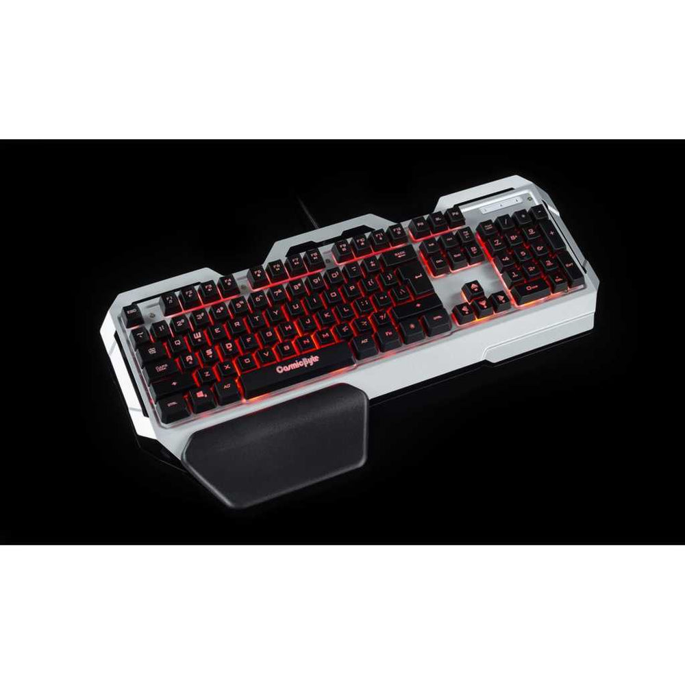 COSMIC BYTE CB-GK-06 Galactic Full Size Membrane Wired Gaming Keyboard ( Black / Silver )