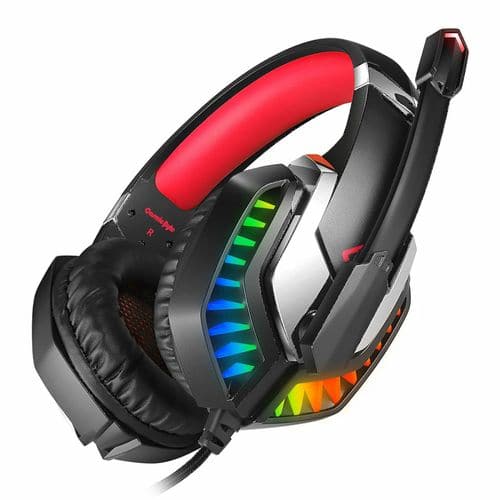COSMIC BYTE G2050 RGB 3.5mm Wired Stereo Gaming Headphone With Mic ( Red )