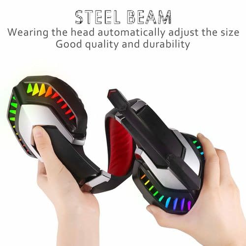 COSMIC BYTE G2050 RGB 3.5mm Wired Stereo Gaming Headphone With Mic ( Red )