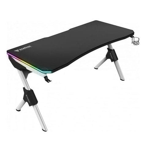 GAMDIAS Daedalus M1 RGB Gaming Desk (Black-White)