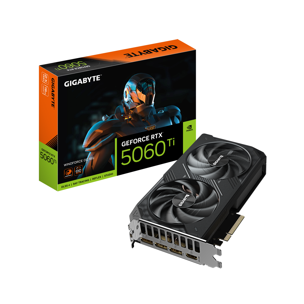 GIGABYTE GeForce RTX 5060 Ti Windforce OC 16GB Nvidia Graphic card