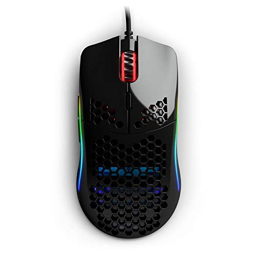 GLORIOUS Model O Wired Ambidextrous Gaming Mouse ( 12000DPI / 6 Macro Buttons ) ( Glossy Black )