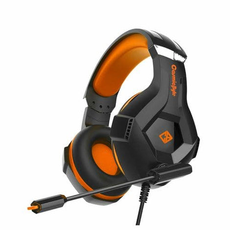 COSMIC BYTE H11 3.5mm Wired Stereo Gaming Headphone With Mic ( Orange ) ( PC/PS4/X Box One/Laptops/Mobiles )