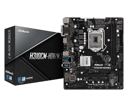 ASROCK H310CM-HDV/M.2 MOTHERBOARD