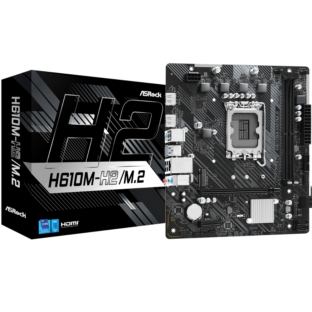 ASROCK H610M-H2/M.2 DDR4 Intel Motherboard