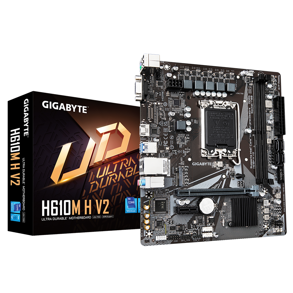 GIGABYTE H610M H V2 DDR5 Intel Motherboard