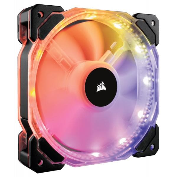 CORSAIR ICUE 120mm RGB Cabinet Fan with Controller (Black) (Triple Pack)