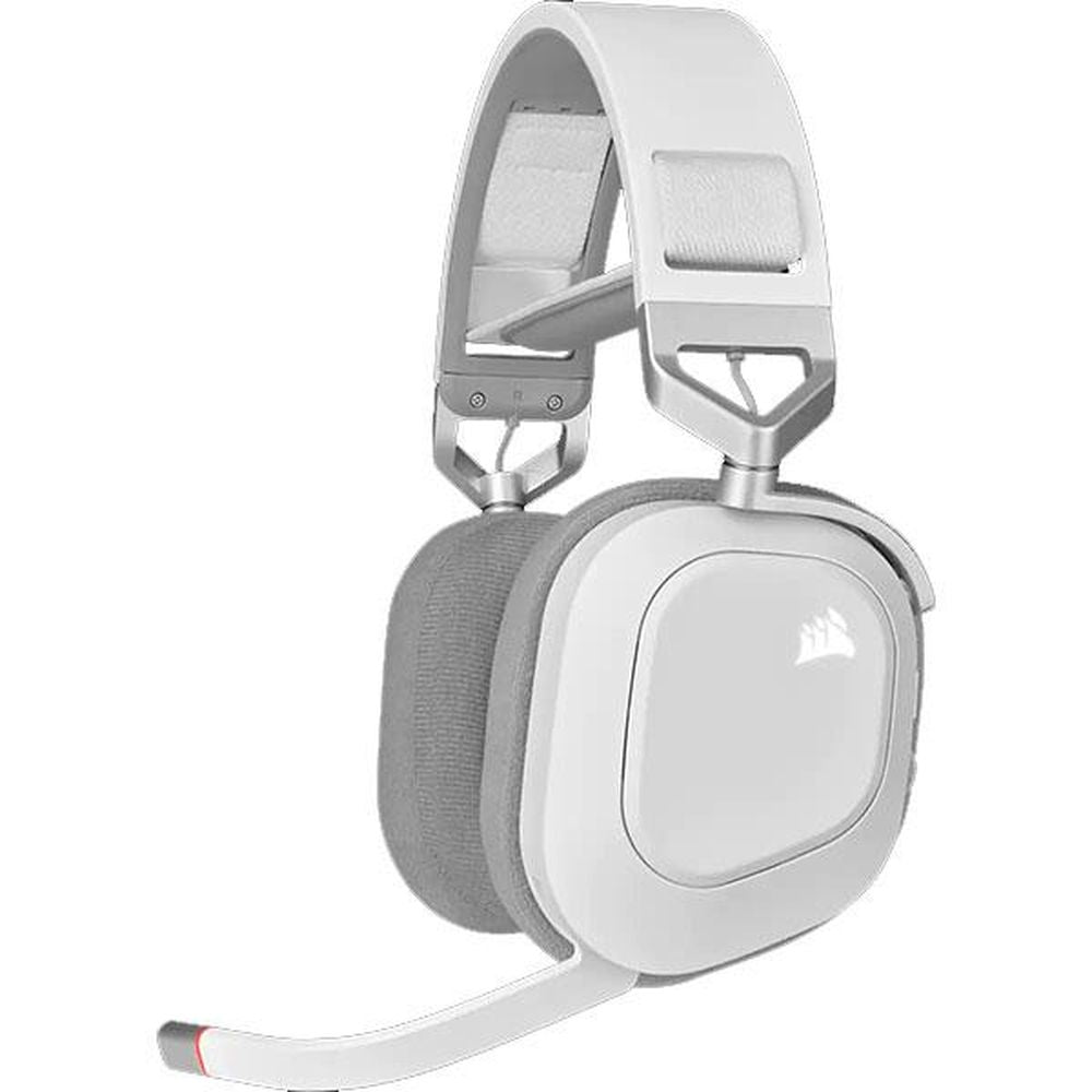 CORSAIR HS80 RGB Wireless 7.1 Surround Gaming Headphone With Mic ( White ) ( PC/PS5/PS4 )