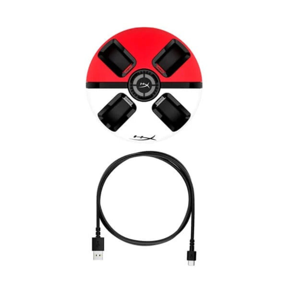 HYPERX ChargePlay Quad 2 Nintendo Switch Controller Charger ( White/Red )