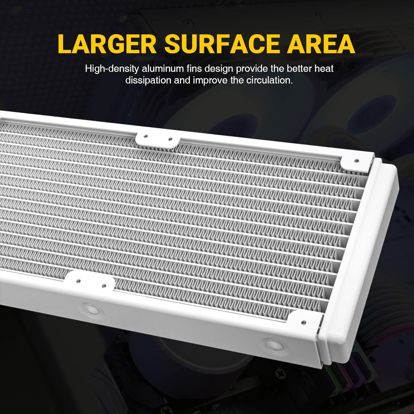 ANT ESPORTS CPU COOLER ICE-240 ARGB WHITE