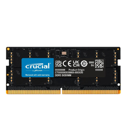 CRUCIAL 16GB ( 16GB x 1 ) 5600MHz DDR5 Laptop RAM ( CL46 )