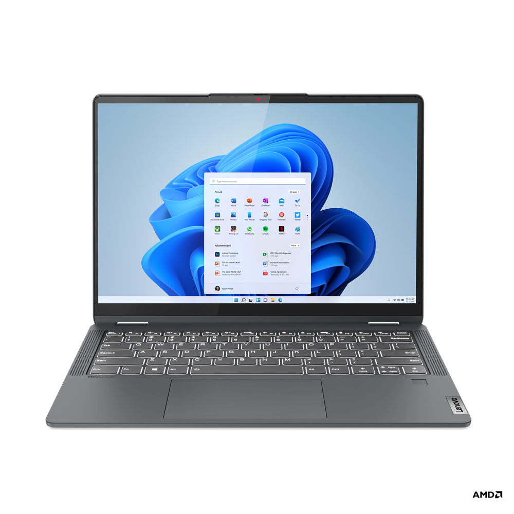 LENOVO IDEAPAD FLEX 5 GEN 7 (14, AMD) AMD RYZEN7 5700U 16GB 512GB AMD RADEON GRAPHICS WINDOWS11 MSO - 82R900HJIN