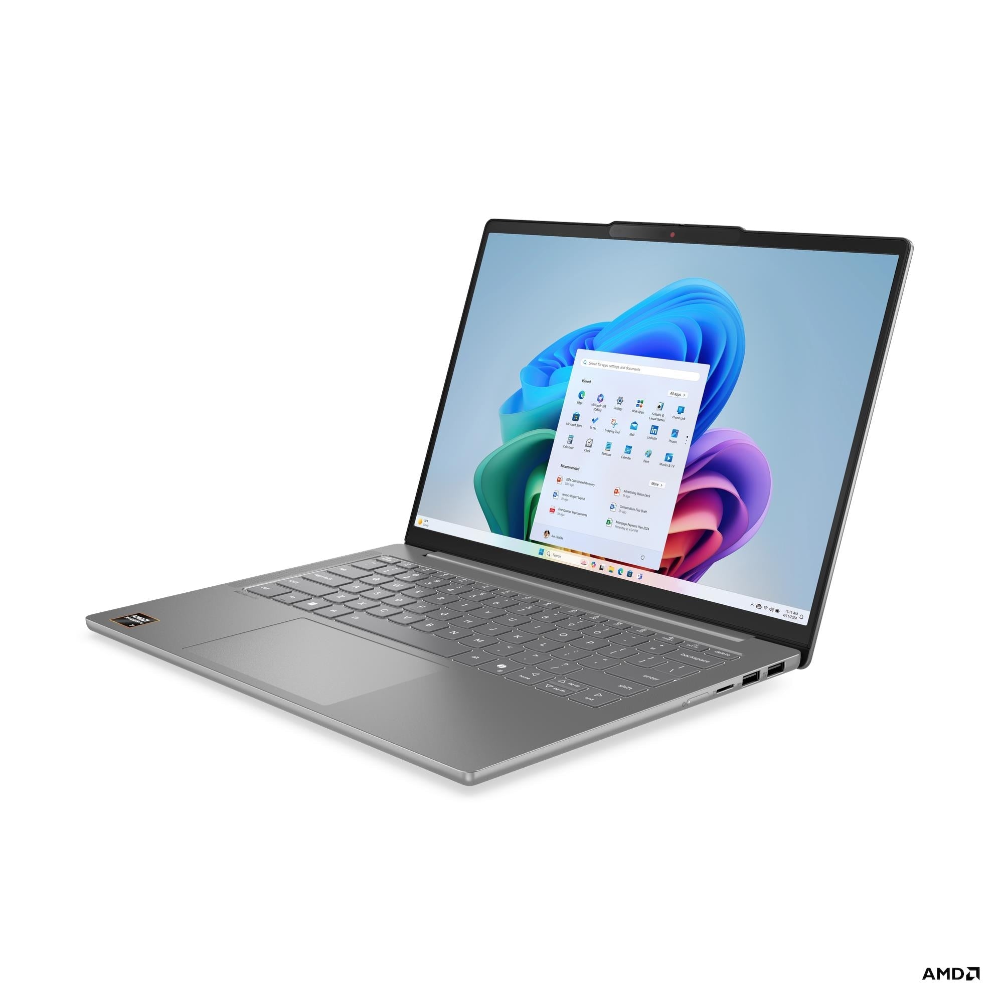 LAPTOP LENOVO IP SLIM 5 AI 83HX00A5IN (AI R7-350/24/1TB SSD/W11 MS24/GREY)