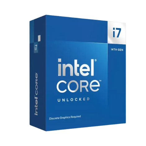 INTEL Core i7 14700F 14th Generation Processor ( 5.4 GHz / 20 Cores / 28 Threads )