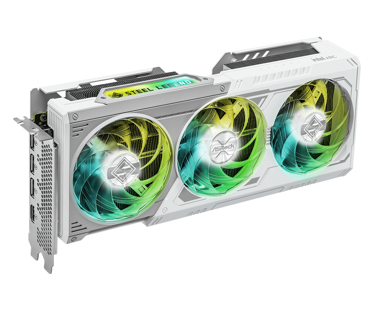 ASROCK INTEL ARC B580 STEEL LEGEND 12GB OC GRAPHIC CARD
