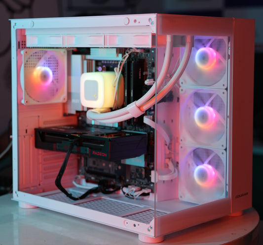 FrostForge X870 Ryzen 7 White Edition Gaming PC