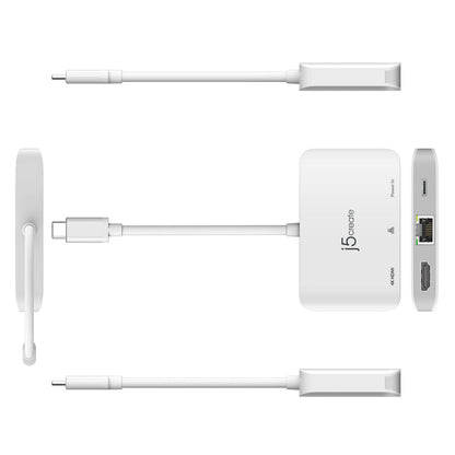 J5CREATE USB-C TO 4K HDMI ETHERNET ADAPTER