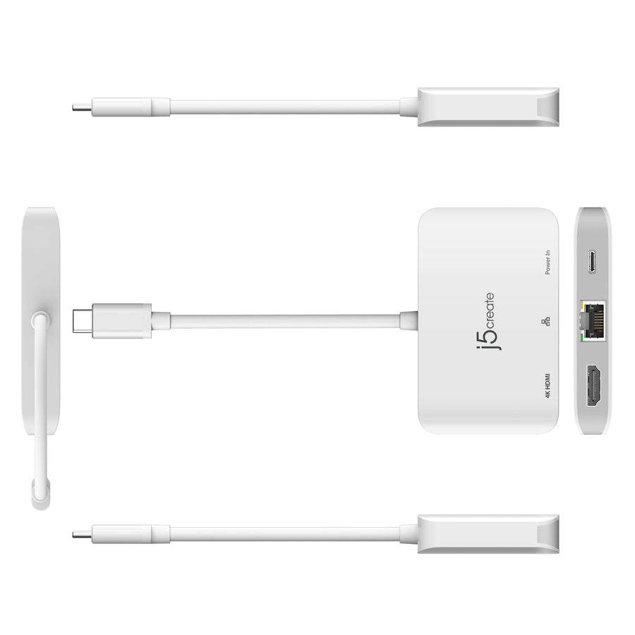 J5CREATE USB-C TO 4K HDMI ETHERNET ADAPTER