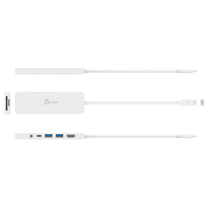 J5CREATE USB-C MULTI-PORT HUB WITH POWER DELIVERY