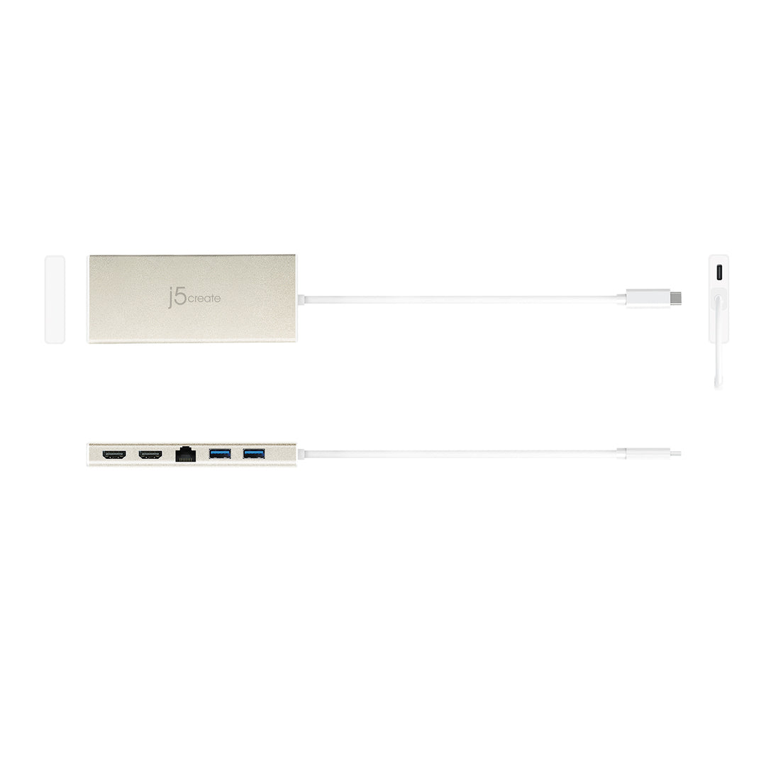 J5CREATE ULTRADRIVE KIT USB-C MULTI-DISPLAY MODULAR DOCK 11 IN 1
