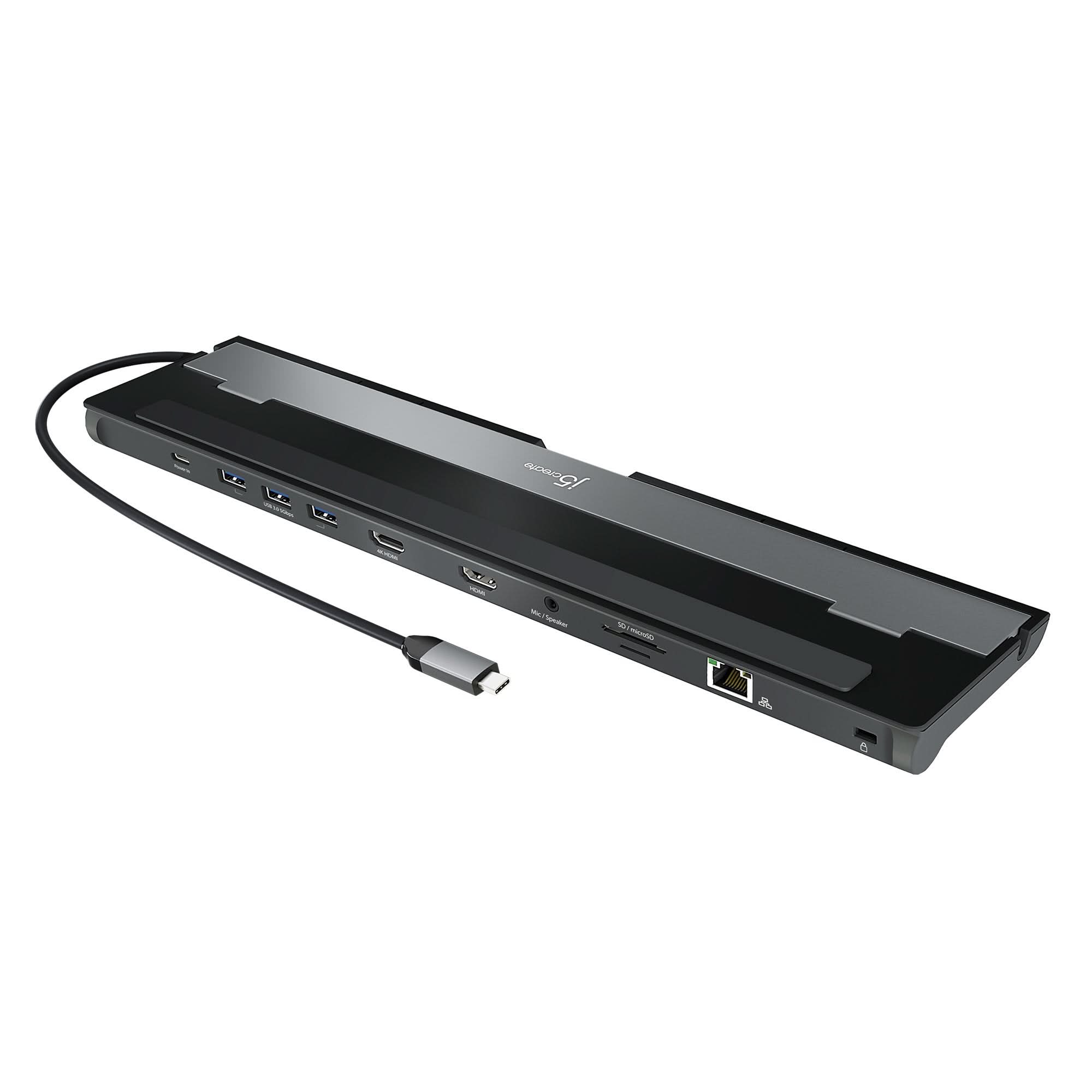 J5CREATE USB-C DUAL HDMI DOCKING STATION